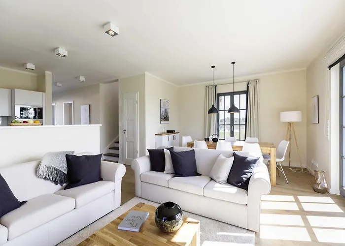 Reetland Am - Luxus Reetdachvilla Mit 3 Schlafzimmern, Sauna Und Kamin E07 드란스케